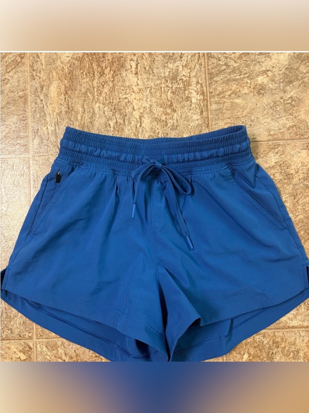 Abercrombie & Fitch Women's Athletic Shorts in Blue